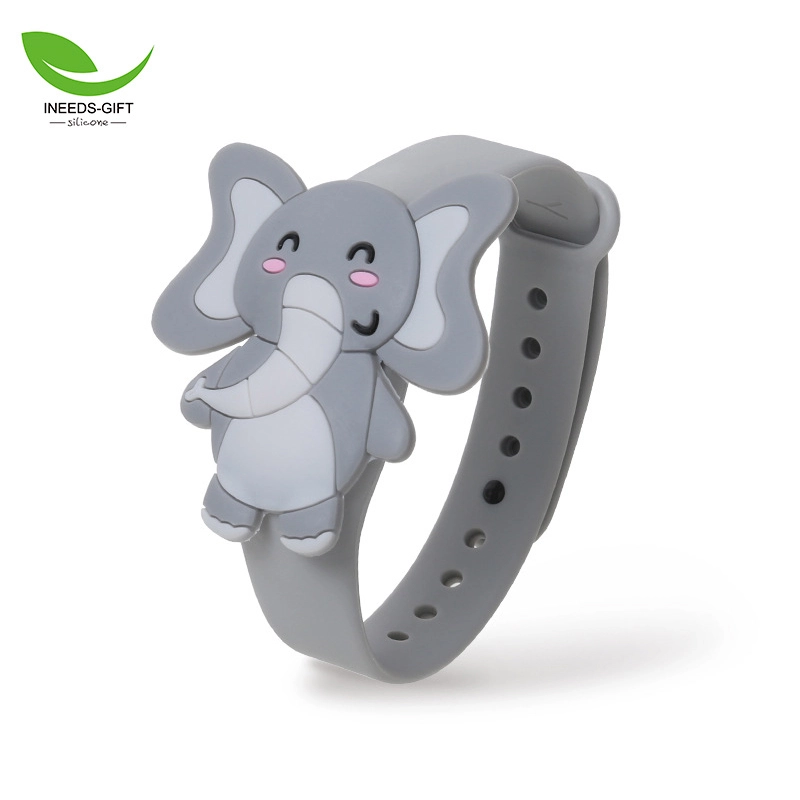 Bracciale con animali in silicone