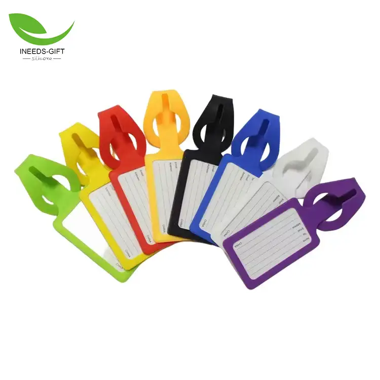 Etichette per bagagli in silicone